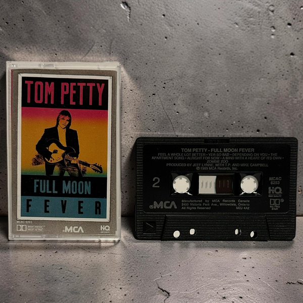 •TOM PETTY ~ FULL MOON FEVER• ~1989 OG PRESSINGS~ (CD & CASSETTE TAPE)