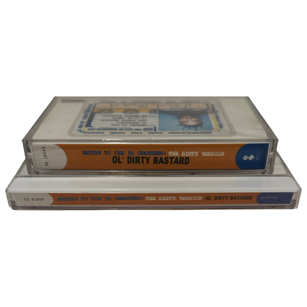 •OL’ DIRTY BASTARD - RETURN TO THE 36 CHAMBERS THE DIRTY VERSION• ~1995 OG PRESSINGS~ (CD & CASSETTE TAPE)