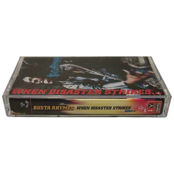 •BUSTA RHYMES - WHEN DISASTER STRIKES• ~1997 OG PRESSING~ (CASSETTE TAPE)