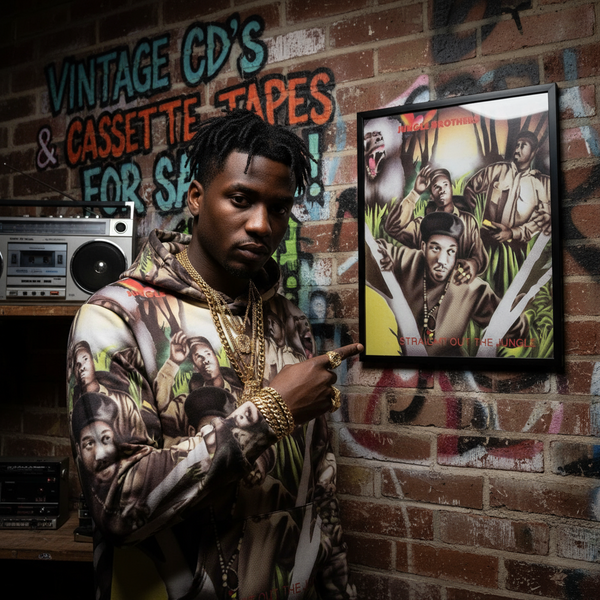 •JUNGLE BROTHERS - STRAIGHT OUT THE JUNGLE• ~1988 OG PRESSING~ (CASSETTE TAPE)