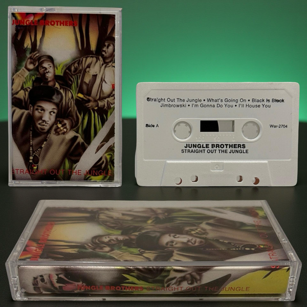 •JUNGLE BROTHERS - STRAIGHT OUT THE JUNGLE• ~1988 OG PRESSING~ (CASSETTE TAPE)