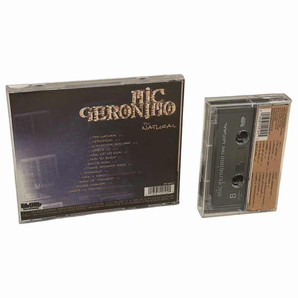 •MIC GERONIMO - THE NATURAL• ~1995 OG PRESSINGS~ (CD & CASSETTE TAPE)