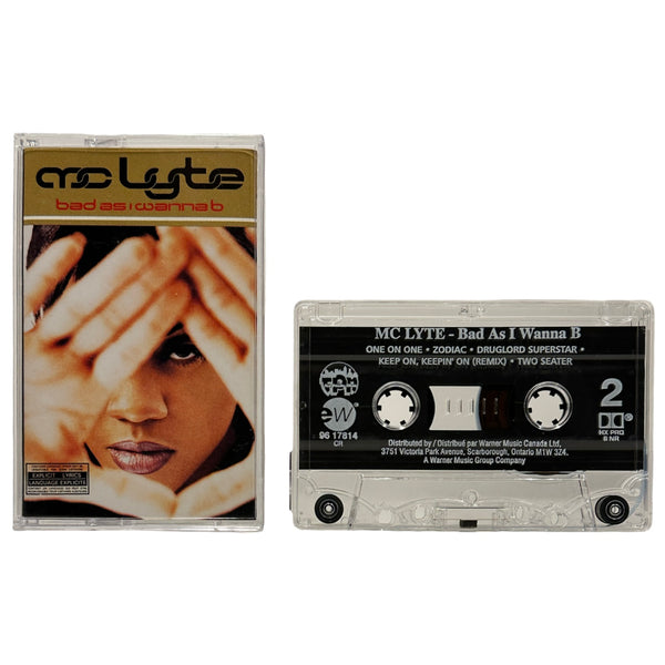 •MC LYTE - BAD AS I WANNA BE• ~1996 OG PRESSINGS~ (CD & CASSETTE TAPE)