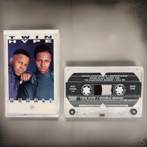 •TWIN HYPE ~ DOUBLE BARREL• (1991 OG PRESSING) (CASSETTE TAPE)