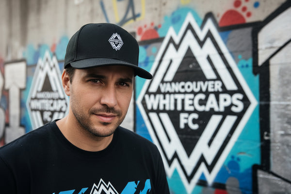 *Vancouver Whitecaps Football Club* curved beak strapback hat by Mitchell & Ness