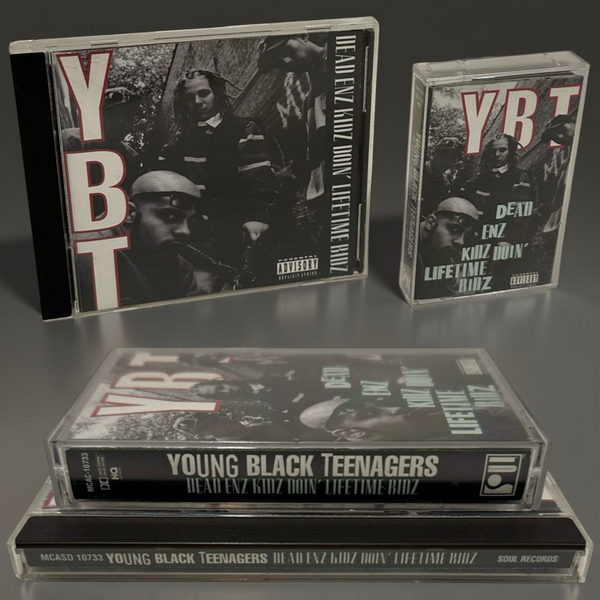 •YOUNG BLACK TEENAGERS - DEAD ENZ KIDZ DOIN’ LIFETIME BIDZ• ~1993 OG CANADIAN PRESSINGS~ (CD & CASSETTE TAPE)