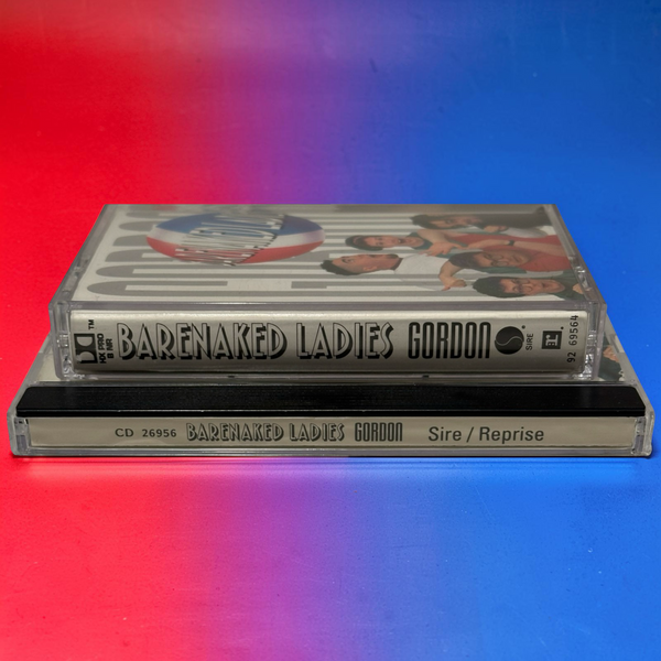 •BARENAKED LADIES ~ GORDON• ~1992 OG CANADIAN PRESSINGS~ (CD & CASSETTE TAPE)