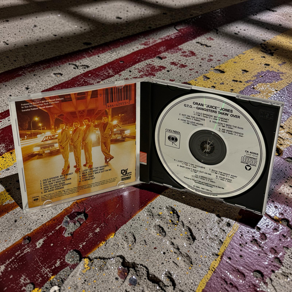 •ORAN “JUICE” JONES - G.T.O. GANGSTERS TAKIN’ OVER• ~1987 OG PRESSINGS~ (CD & CASSETTE TAPE)