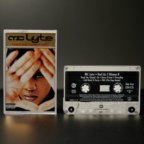 •MC LYTE ~ BAD AS I WANNA B• ~1996 OG PRESSING~ (CASSETTE TAPE) (2)