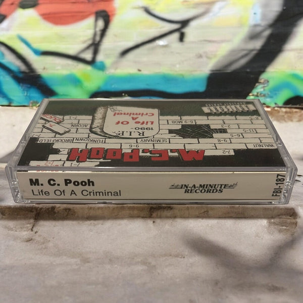 •M.C. POOH - LIFE AS A CRIMINAL• ~1990 OG PRESSING~ (CASSETTE TAPE) (1)