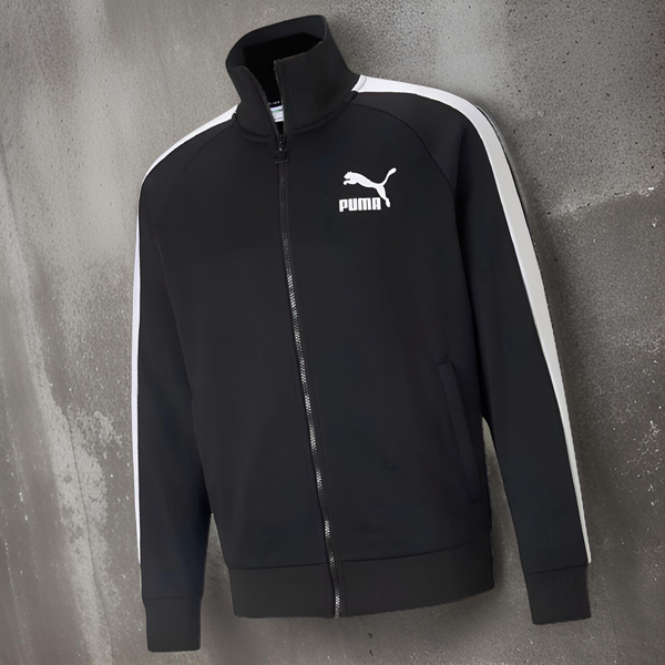 •PUMA ~ ZIP UP / TRACK ENSEMBLES• (BLACK) ~Men’s ICONIC T7 1968~