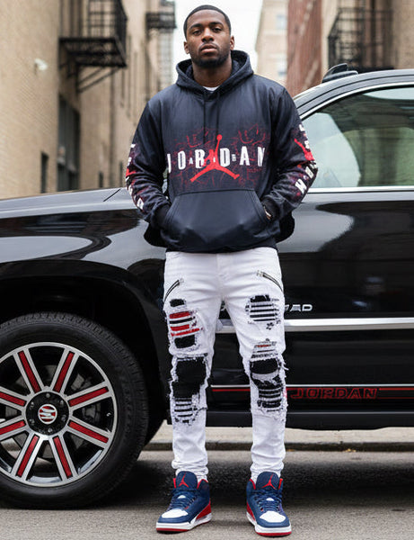 *JUMPMAN* FLEECY SOFT LINED PULLOVER HOODIES