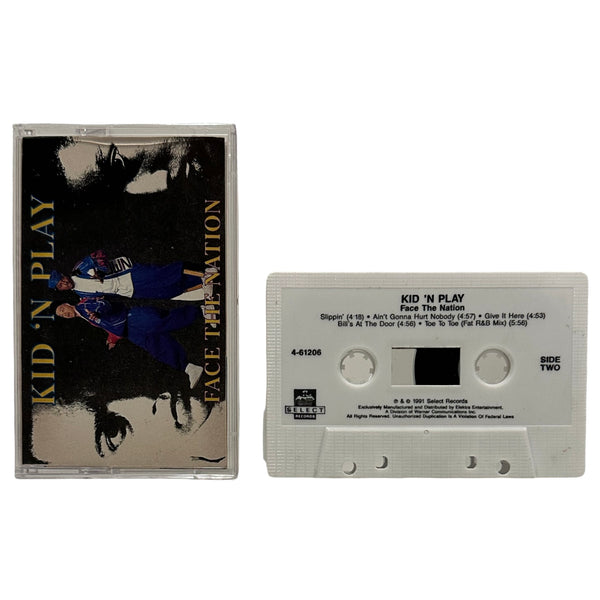 •KID ‘N PLAY - FACE THE NATION• ~1991 OG PRESSING~ (CASSETTE TAPE)