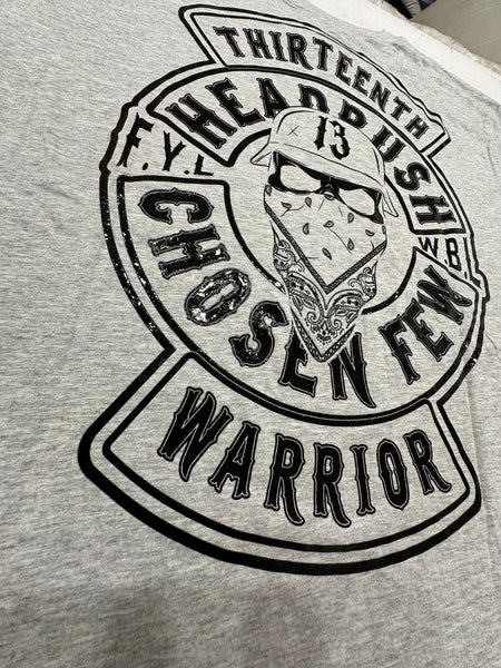 *HEADRUSH* (Heather Grey) ~Thirteenth Warrior~ Short Sleeve T-Shirts