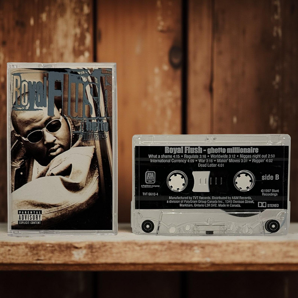 •ROYAL FLUSH - GHETTO MILLIONAIRE• ~1997 OG CANADIAN PRESSING~ (CASSETTE TAPE)
