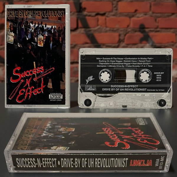 •SUCCESS-N-EFFECT - DIVE-BY OF UH REVOLUTIONIST• ~1992 OG PRESSING~ (CASSETTE TAPE)