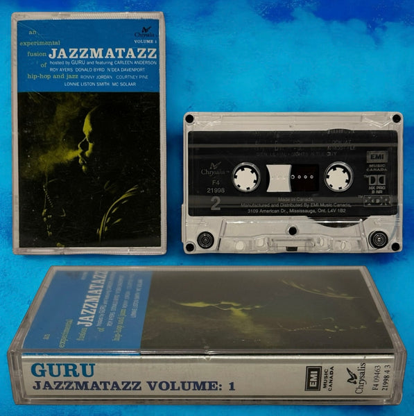 •GURU - JAZZMATAZZ VOL. 1• ~1993 OG CANADIAN PRESSING~ (CASSETTE TAPE)