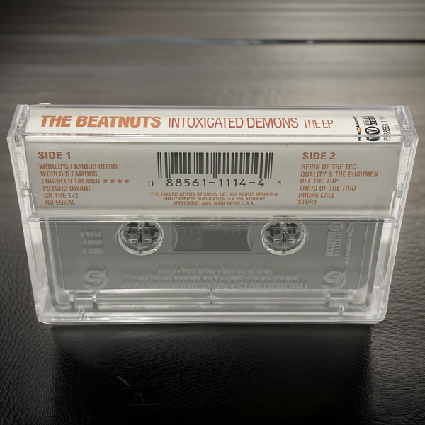 •THE BEATNUTS - INTOXICATED DEMONS THE EP• ~1993 OG PRESSING* (CASSETTE TAPE)