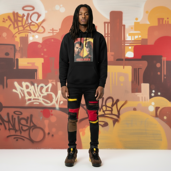 *Gridlock’d ~ Motion Picture* ~thick pullover hoodie~ (XL)