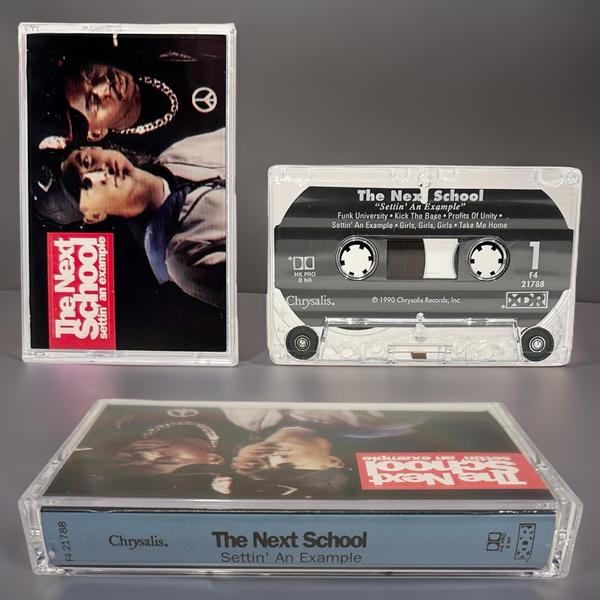 •THE NEXT SCHOOL - SETTIN’ AN EXAMPLE• ~1990 OG PRESSING~ (CASSETTE TAPE)