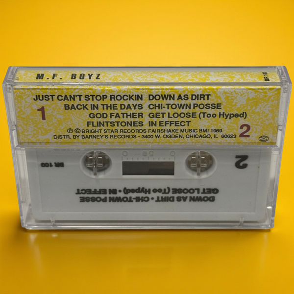 •M.F. BOYZ - “BACK IN THE DAYS”• ~1989 OG PRESSING~ (HTF CASSETTE TAPE)
