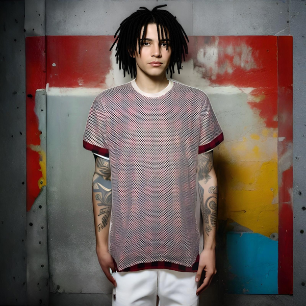 ^IMPERIOUS^ SIDE ZIP / FRONT MESH SHORT SLEEVE T-SHIRTS