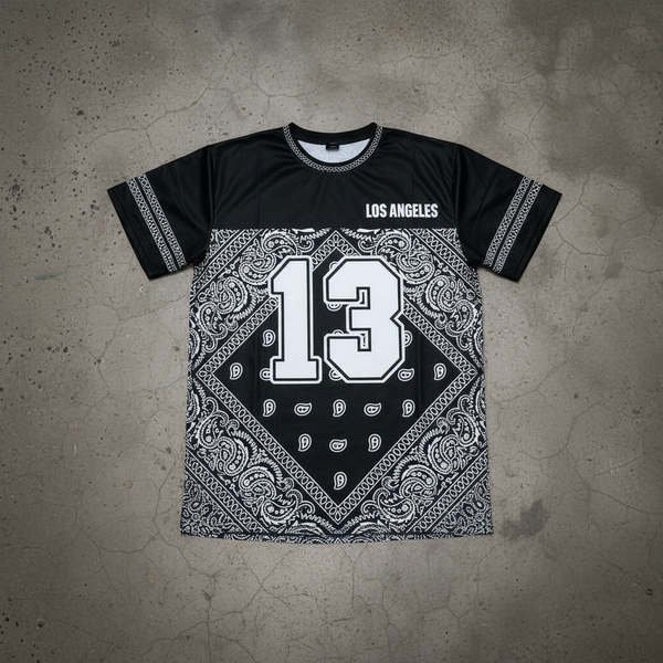 *13 LOS ANGELES - BANDANA* ~Activewear summer T-Shirt~