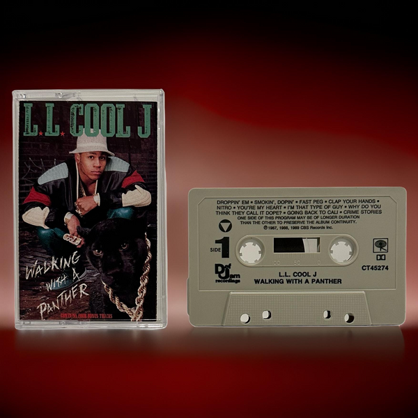•L.L. COOL J ~ WALKING WITH A PANTHER• ~1989 OG PRESSING~ (CASSETTE TAPE) (3)