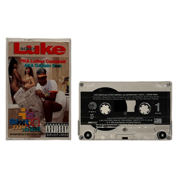 •LUKE - I GOT SHIT ON MY MIND• ~1992 OG PRESSINGS~ (CD & CASSETTE TAPE)