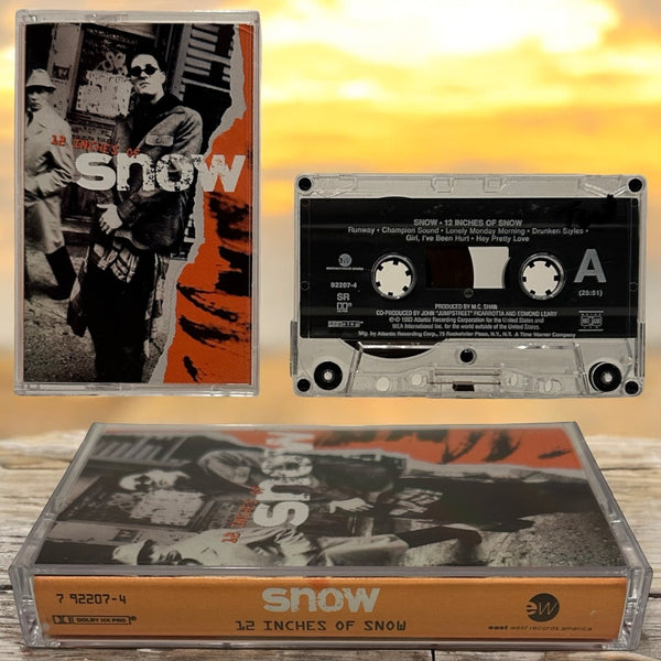•SNOW - 12 INCHES OF SNOW• ~1993 OG PRESSING~ (CASSETTE TAPE)