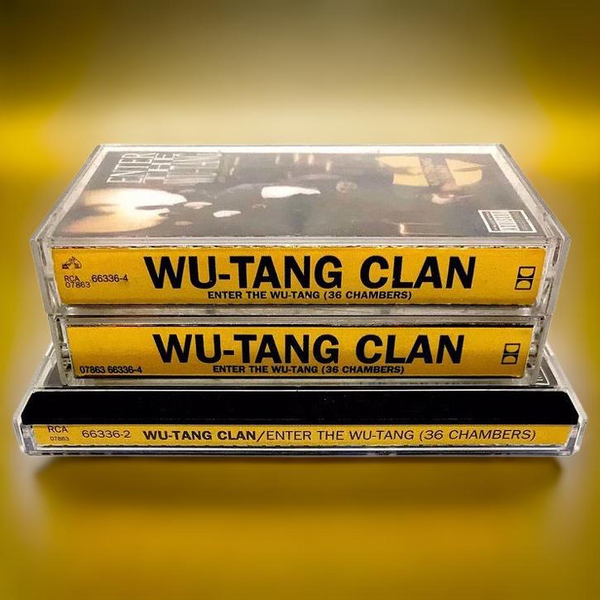 •WU-TANG CLAN - ENTER THE WU-TANG• (36 CHAMBERS) (1993) (CASSETTE & CD AVAILABLE) (ORIGINAL PRESSINGS)