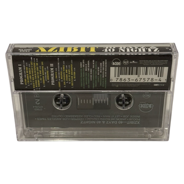 •XZIBIT - 40 DAYZ & 40 NIGHTZ• ~1998 OG PRESSINGS~ (CD & CASSETTE TAPE)