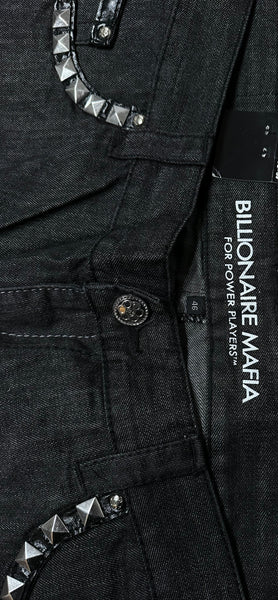 *BILLIONAIRE MAFIA* Denim Jeans (Waist 46” & 50” available)