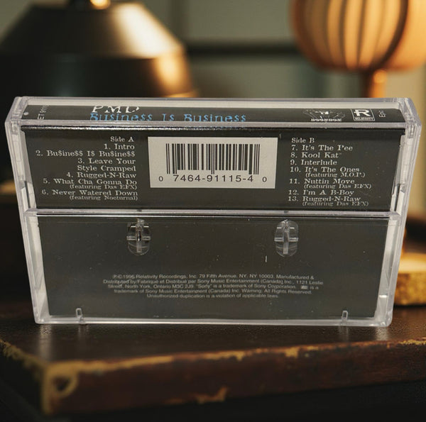 •PMD - BUSINESS IS BUSINESS• ~1996 OG CANADIAN PRESSING~ (CASSETTE TAPE)