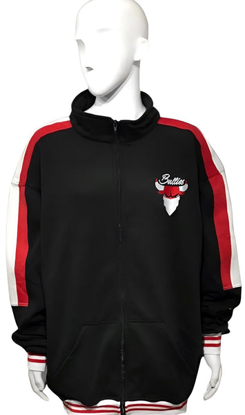 ^CHI-TOWN BULLIES^ LUXURY ZIP UP TRACK JACKETS (CUT & SEW) (EMBROIDERED LOGO)