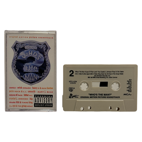 •WHO’S THE MAN? ~ ORIGINAL MOTION PICTURE SOUNDTRACK• ~1993 OG PRESSINGS~ (CD & CASSETTE TAPE)