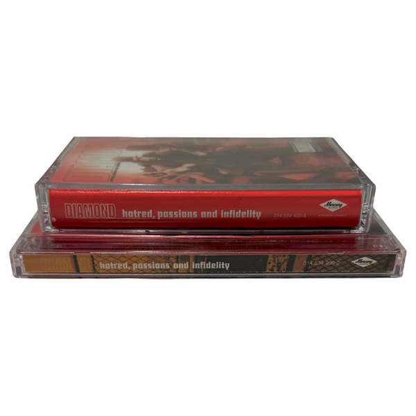 •DIAMOND - HATRED, PASSIONS & INFIDELITY• ~1997 OG PRESSINGS~ (CD & CASSETTE TAPE)