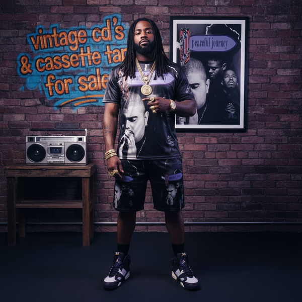 •HEAVY D. & THE BOYZ ~ PEACEFUL JOURNEY• ~1991 OG PRESSING~ (CASSETTE TAPE)