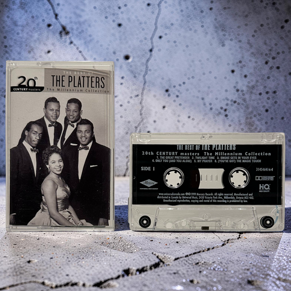 •THE PLATTERS ~ THE BEST OF• ~1999 MILLENNIUM COLLECTION~ (CD & CASSETTE TAPE)