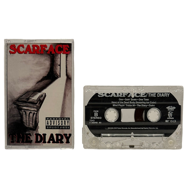 •SCARFACE - THE DIARY• ~1994 OG PRESSING~ (CASSETTE TAPE)