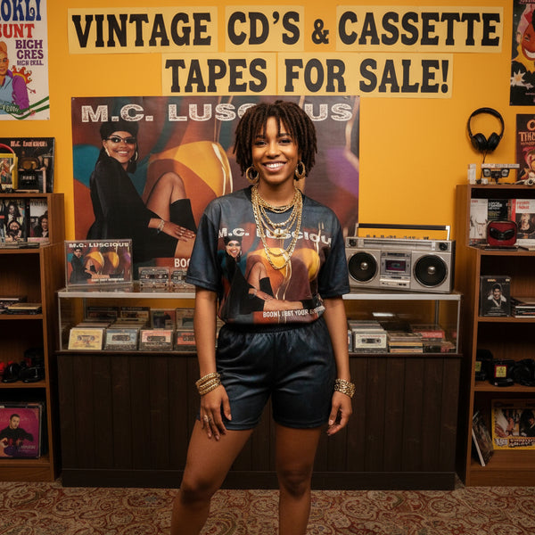 •M.C. LUSCIOUS - BOOM! I GOT YOUR BOYFRIEND• ~1990 OG PRESSING~ (CASSETTE TAPE)