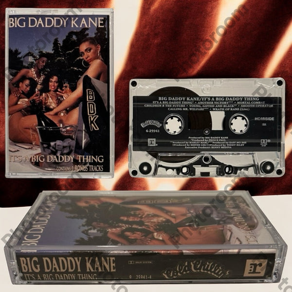 •BIG DADDY KANE ~ IT’S A BIG DADDY THING• ~1989 OG PRESSING~ (CASSETTE TAPE) (1)
