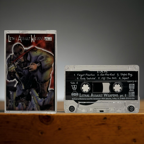 •L.A.W. - LETHAL ASSAULT WEAPONS• ~1995 OG PRESSING~ (CASSETTE TAPE)