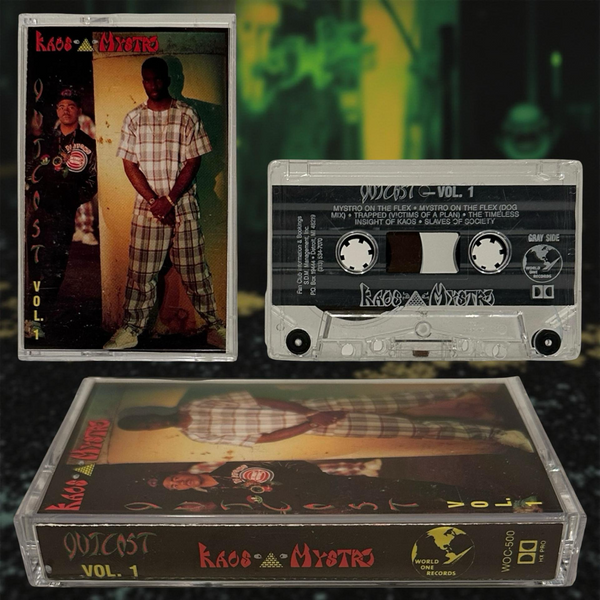 •KAOS & MYSTRO - OUTCAST VOL.1• ~1989 HTF OG PRESSING~ (CASSETTE TAPE)
