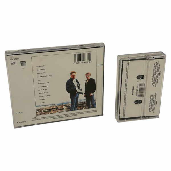 •THE PROCLAIMERS - SUNSHINE ON LEITH• ~1988 OG CANADIAN PRESSINGS~ (CD & CASSETTE TAPE)