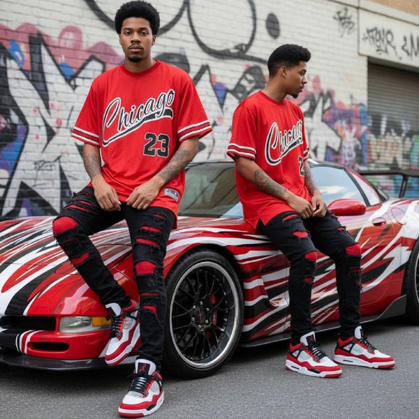 *CHICAGO 23* ~Red T-Shirts~ •Summer activewear•