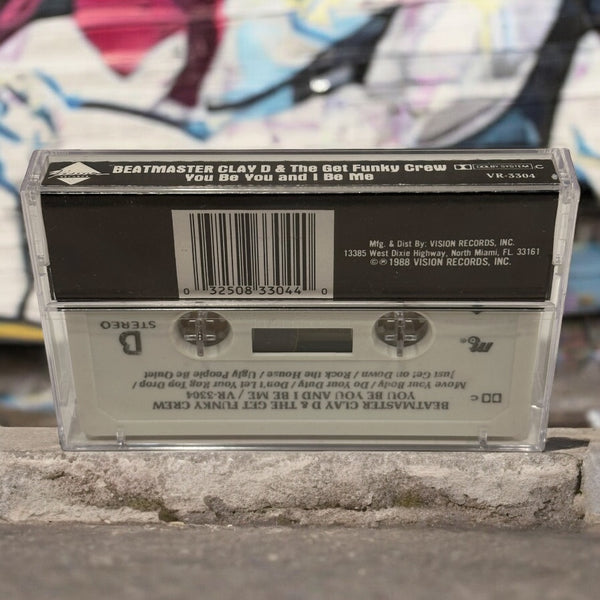 •BEATMASTER CLAY D & THE GET FUNKY CREW - YOU BE YOU AND I BE ME• ~1988 OG PRESSING~ (CASSETTE TAPE)
