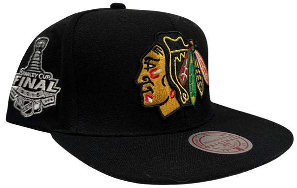 *Chicago Blackhawks* snapback hats by Mitchell & Ness