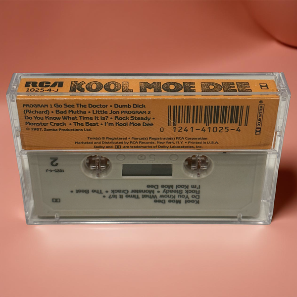 •KOOL MOE DEE ~ KOOL MOE DEE• ~1987 OG PRESSING~ (CASSETTE TAPE)