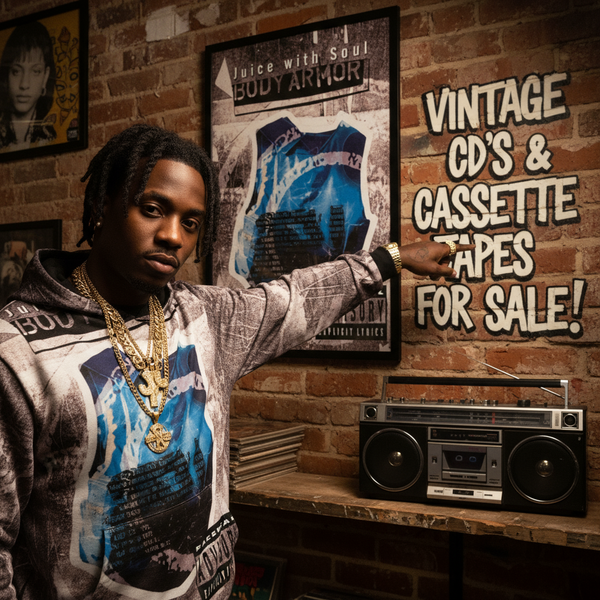 •JUICE WITH SOUL - BODY ARMOUR• ~1993 OG PRESSING~ (CASSETTE TAPE)